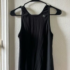 Midi black form fitting Aeropostale dress